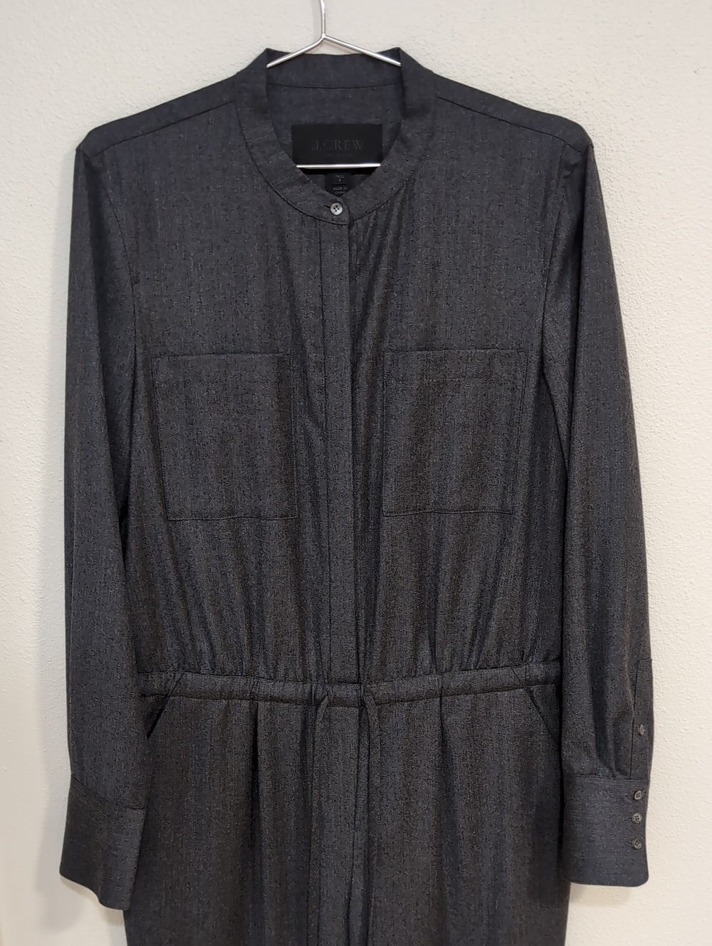 J Crew Wool Jumpsuit 8 Tall Like New